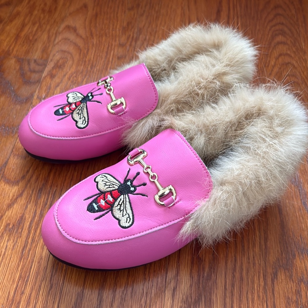 Fashion Loafer with Faux Fur